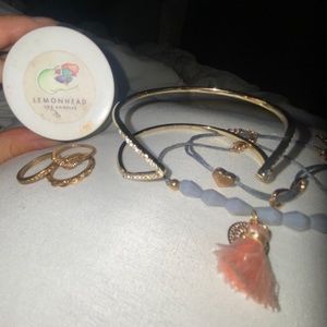 Jewelry and glitter makeup paste